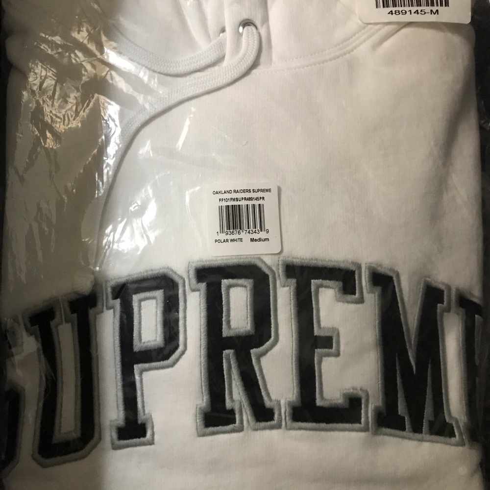 Supreme x NFL x 47 Raiders Hoodie